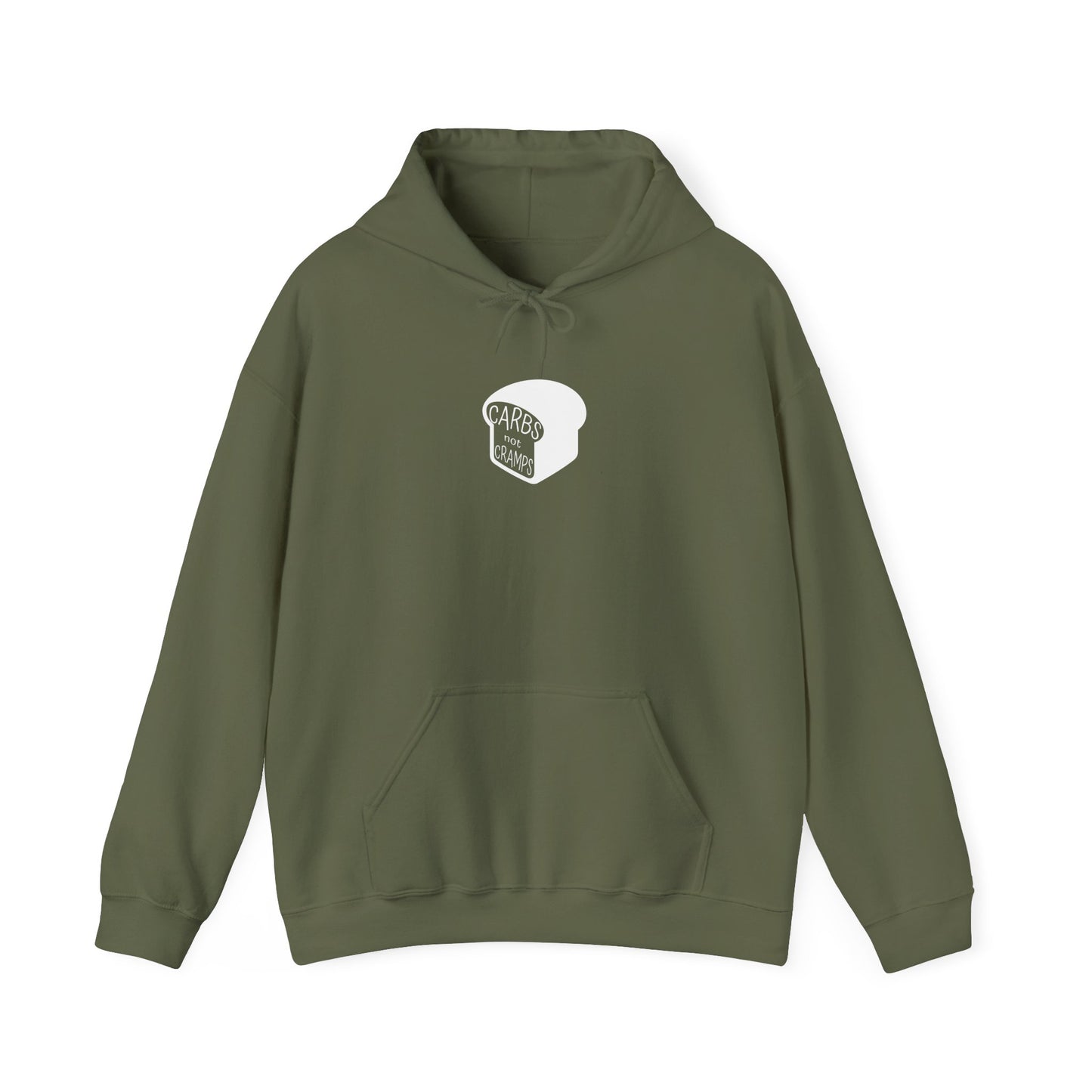 Carbs not Cramps Hoodie - for endurance athletes