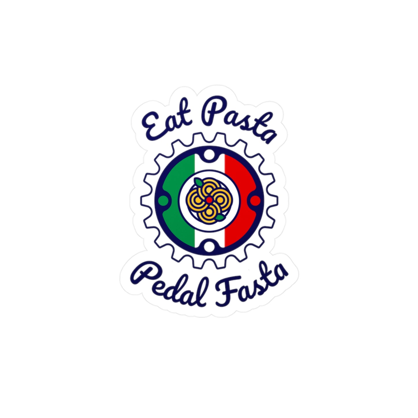 Eat Pasta - Sticker for cyclists #2