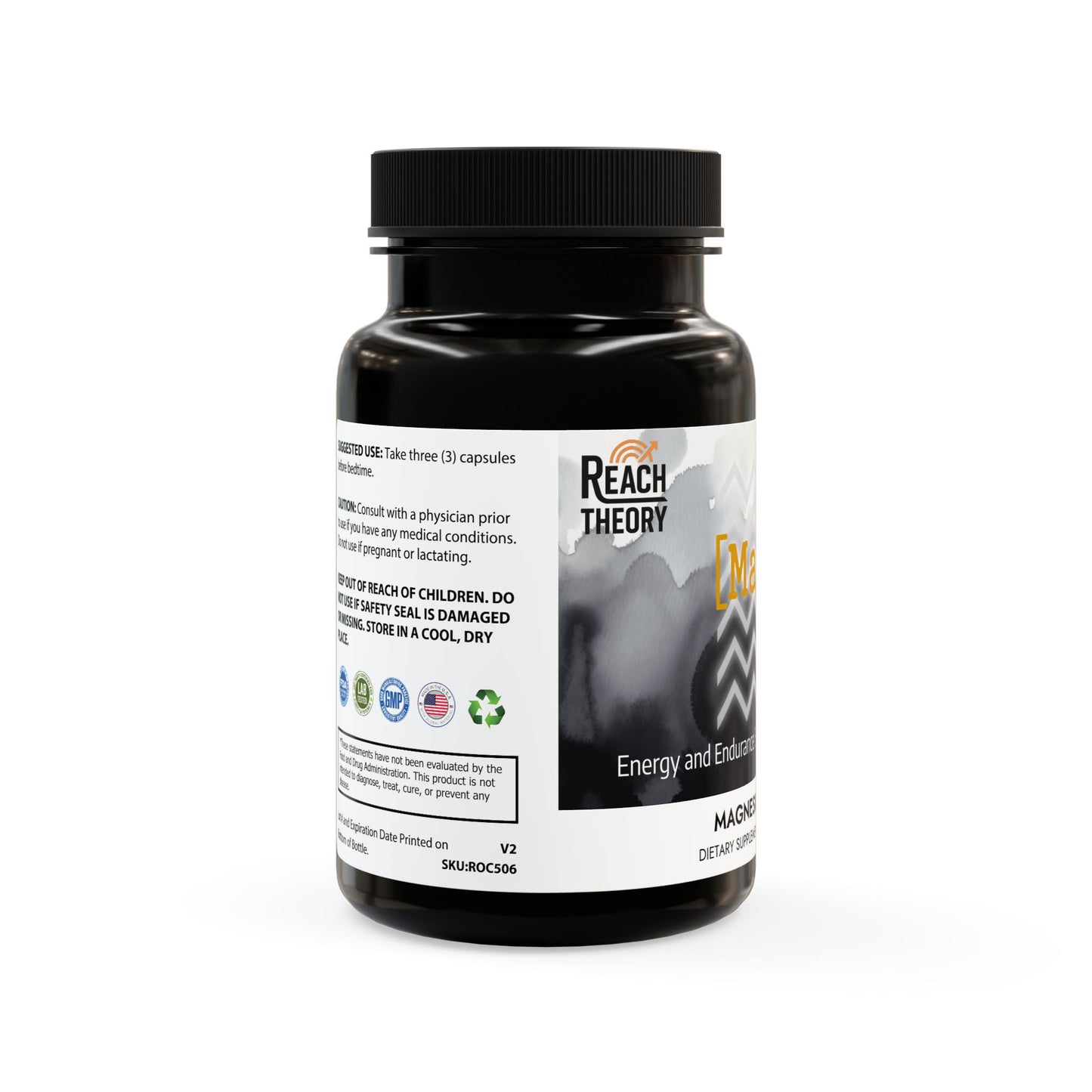 Magnesium Zinc Supplement (90 Capsules)