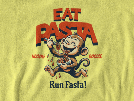Eat Pasta Run Fasta - Bella Canvas - Soft Tee