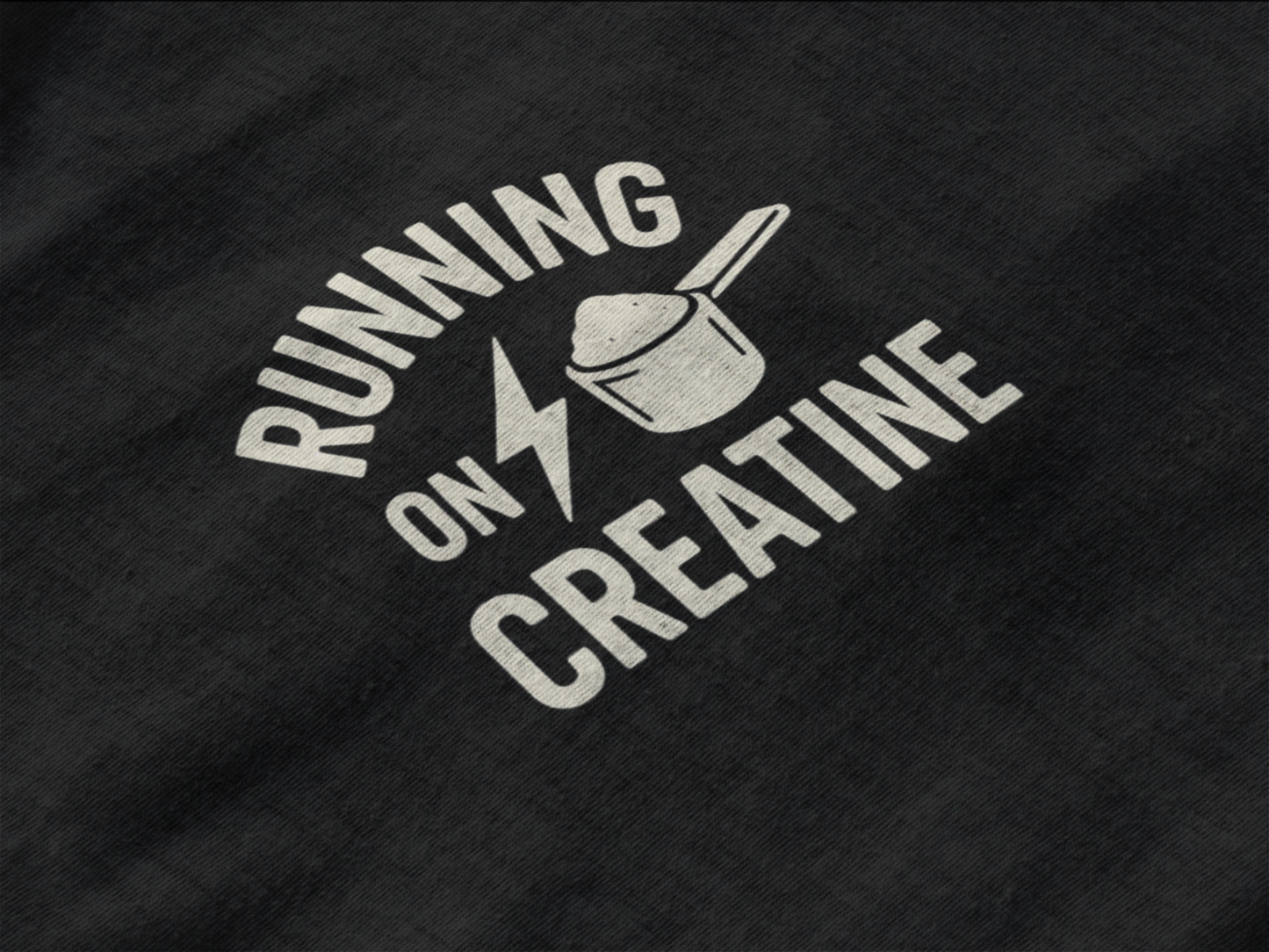 Running on Creatine - Soft Cotton Crew Tee